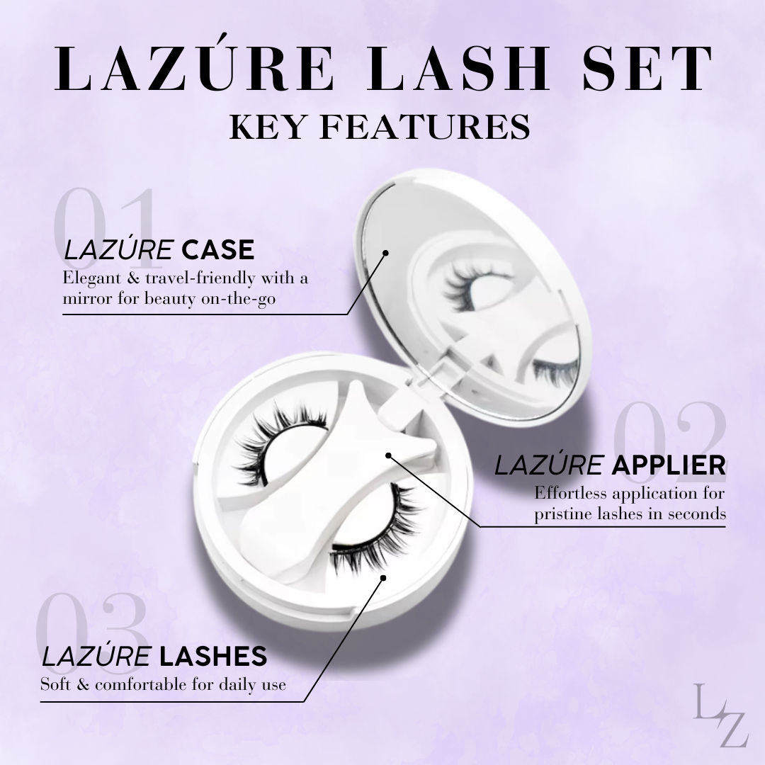 Natural Style Lazúre Magnetic Lash All-In-One Set