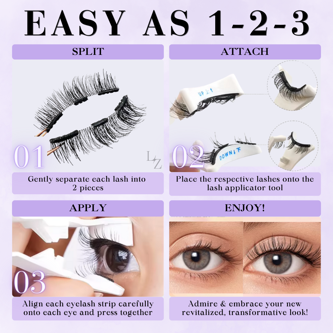 Natural Style Lazúre Magnetic Lash All-In-One Set